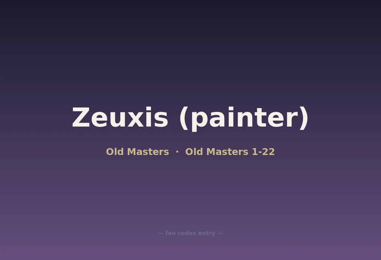 Zeuxis (painter)